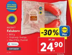Lidl Falukorv erbjuda