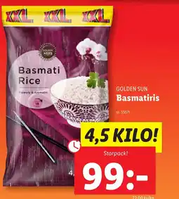 Lidl GOLDEN SUN Basmatiris erbjuda