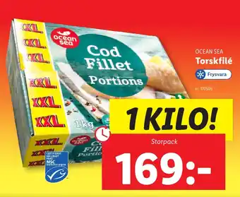 Lidl OCEAN SEA Torskfilé erbjuda