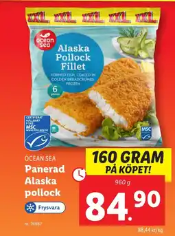 Lidl Panerad Alaska pollock erbjuda