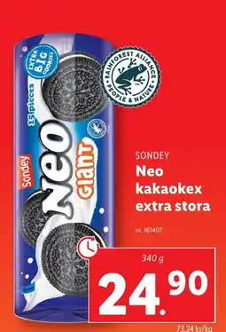 Lidl Neo kakaokex extra stora erbjuda