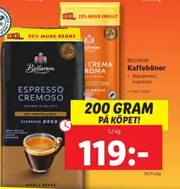 Lidl BELLAROM Kaffebönor erbjuda