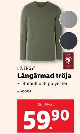 Lidl Långärmad tröja erbjuda