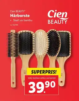 Lidl Cien BEAUTY Hårborste erbjuda