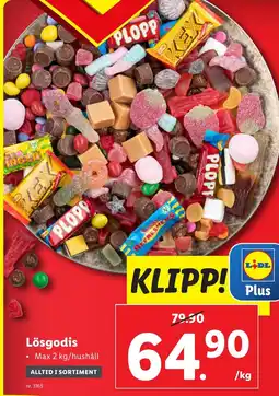 Lidl Lösgodis erbjuda