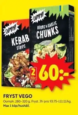 ICA Kvantum FRYST VEGO erbjuda