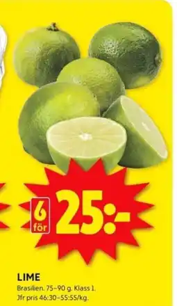ICA Kvantum LIME erbjuda