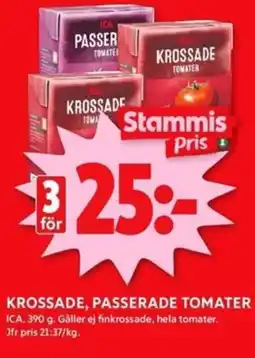 ICA Kvantum KROSSADE, PASSERADE TOMATER erbjuda