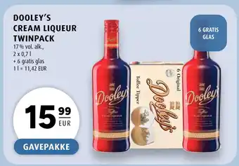 Scandinavian Park DOOLEY’S CREAM LIQUEUR TWINPACK erbjuda