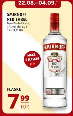 Scandinavian Park SMIRNOFF RED LABEL erbjuda