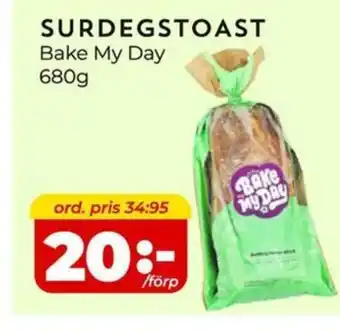 Matrix Butikerna SURDEGSTOAST Bake My Day erbjuda