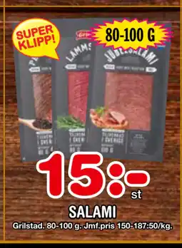 Nya Pulsen SALAMI erbjuda