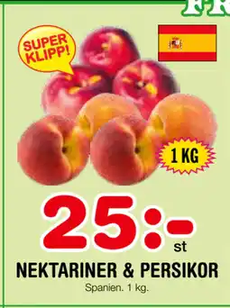 Nya Pulsen NEKTARINER & PERSIKOR erbjuda