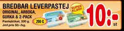 BREDBAR LEVERPASTEJ ORIGINAL, ARBOGA, GURKA & 2-PACK