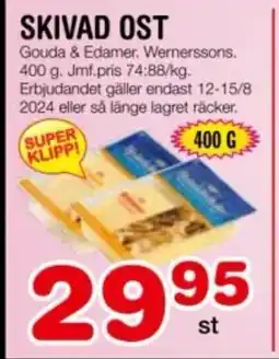 Nya Pulsen SKIVAD OST erbjuda