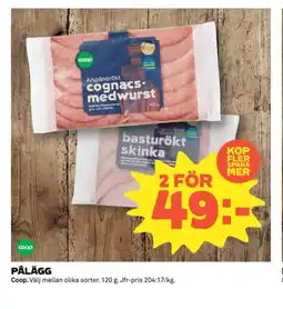Coop PÅLÄGG erbjuda