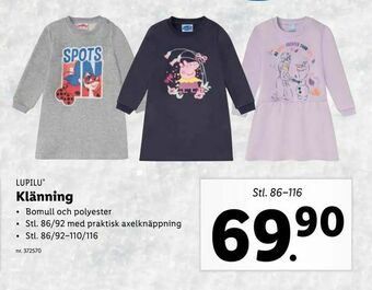 Lidl Klänning erbjuda