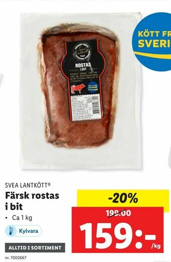 Färsk rostas i bit
