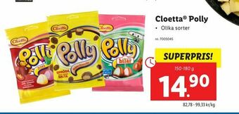Lidl Cloetta® Polly erbjuda