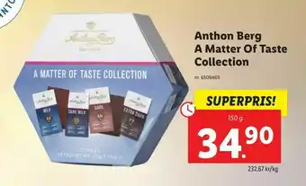 Lidl Anthon Berg A Matter Of Taste Collection erbjuda