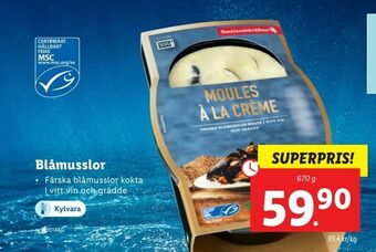 Lidl Blåmusslor erbjuda
