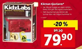Lidl Kärnan tjuvlarm erbjuda