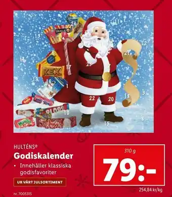 Lidl Godiskalender erbjuda