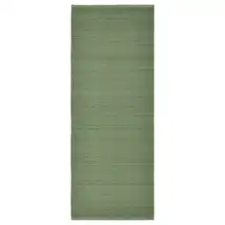 IKEA Tidtabell Matta, slätvävd, grön, 80x200 cm erbjuda