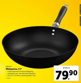 Lidl Wokpanna, 4 l erbjuda
