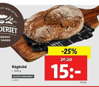 Lidl Rågbröd erbjuda