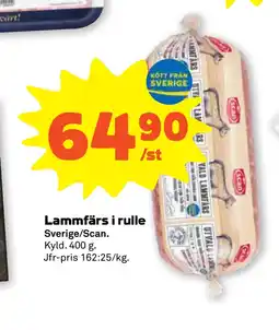 Stora Coop Lammfärs i rulle erbjuda