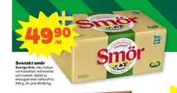 Stora Coop Svenskt smör erbjuda