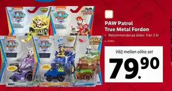 Lidl Paw Patrol True Metal Fordon erbjuda