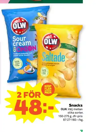 Stora Coop Snacks erbjuda