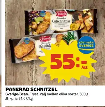 Coop PANERAD SCHNITZEL erbjuda