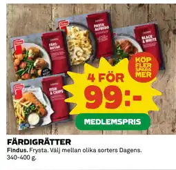 Coop FÄRDIGRÄTTER erbjuda