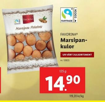 Lidl Marsipan- kulor erbjuda