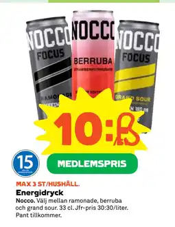 Stora Coop Energidryck erbjuda