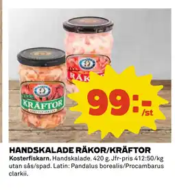 Coop HANDSKALADE RÄKOR/KRÄFTOR erbjuda