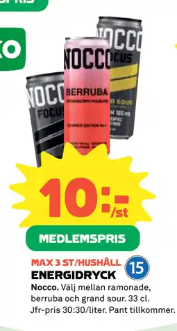 Coop ENERGIDRYCK erbjuda