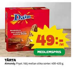 Coop Daglivs TÅRTA erbjuda