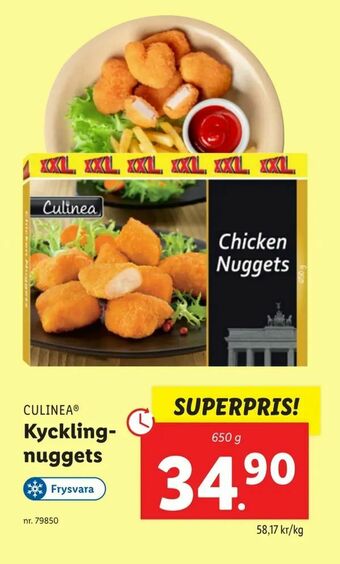 Lidl Kycklingnuggets erbjuda