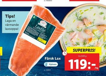 Lidl Färsk Lax erbjuda