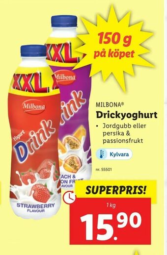Lidl Drickyoghurt erbjuda