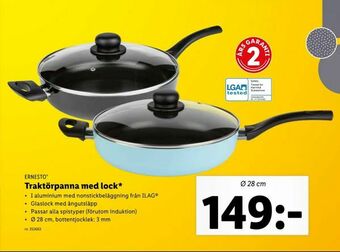 Lidl Traktörpanna med lock erbjuda