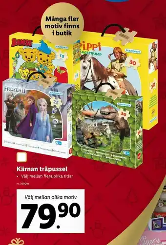 Lidl Kärnan träpussel erbjuda