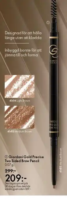 Oriflame Giordani Gold Precise Two Sided Brow Pencil erbjuda