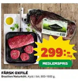 Coop FÄRSK OXFILÉ erbjuda