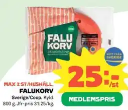 Coop FALUKORV erbjuda