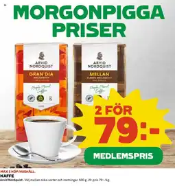 Coop KAFFE erbjuda